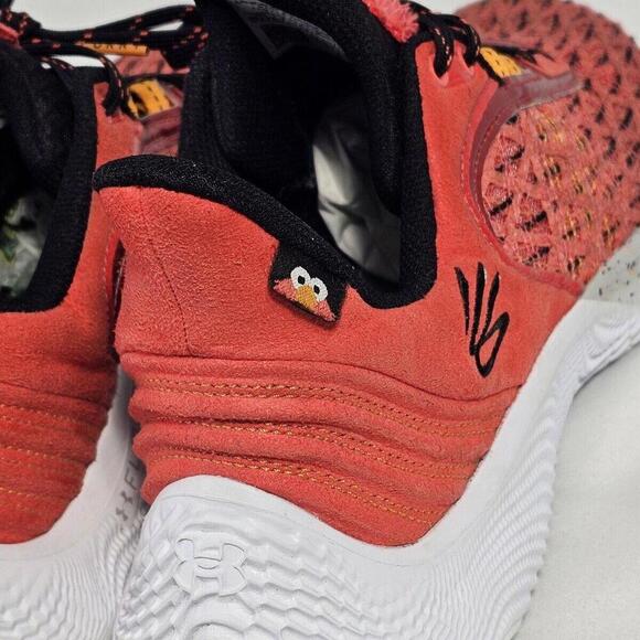 UNDER ARMOUR Curry Flow 9 Elmo Basketball Sesame Street Shoes Mens Size 8.5 M main image 10